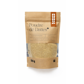 Poudre de dattes bio — L’Alternative Naturelle au Sucre 0.500 gr