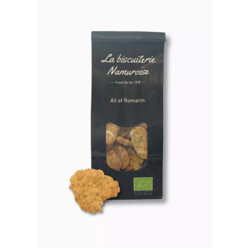 Biscuits apéritifs - Ail/Romarin - BIO