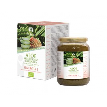 Aloes Arborescens bio  avec miel + 1% alcool  ( 750ml ) recette père Zago
