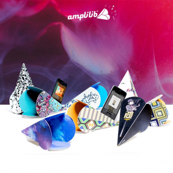 AMPLILIB l'enceinte écologique – Made in France- Pack Collector (8 Amplilib)