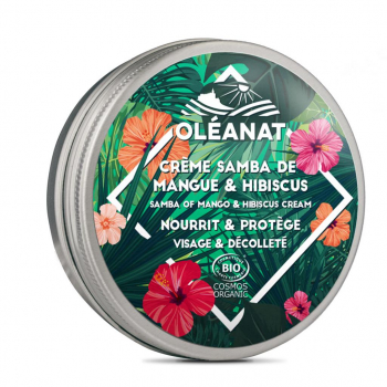 Crème samba de mangue et d'hibiscus biologique - 50ml - OLEANAT
