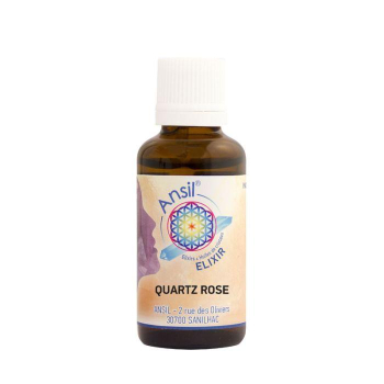 Quartz Rose – Elixir de cristaux - Ansil