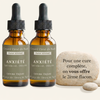 Fleurs de Bach Enfants et Anxieté Sans Alcool - 30ML - Lot de 2