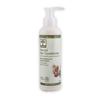 Soin après shampoing naturel hydratant au Dictamélia®, à la mauve et à l'aloe vera - 200ml