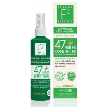 Spray Assainissant aux 47 Huiles Essentielles 100% Pures et Naturelles