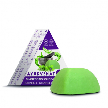 Shampoing solide aux 18 plantes biologique - 50g - AYURVENAT