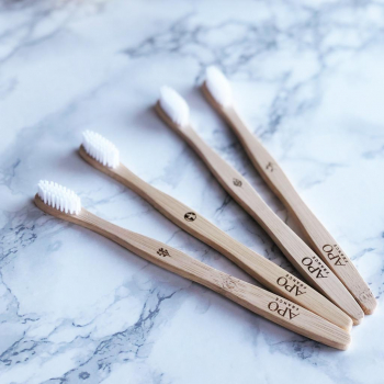 Brosse à dents medium adulte- bambou