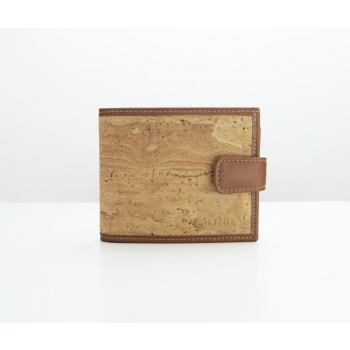 Portefeuille Barone Naturel/chocolat