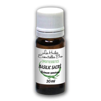 Huile essentielle Basilic sacré BIO ( Tulsi ) 30 ml  DROMESSENCE