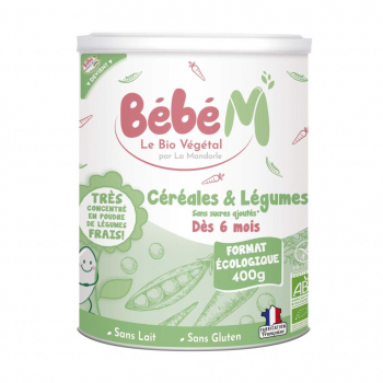 Céréales et légumes "BEBE M"
