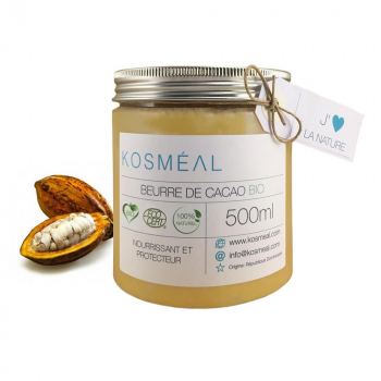 Beurre de Cacao BIO – 100% Pur Et Naturel - 500ml