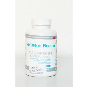 Bisglycinate de Magnésium 120 gélules et Vitamine B6   (3 mois)