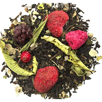 Thé noir Tango à la mûre 100g boite vrac