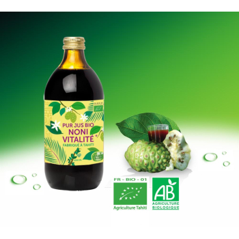 jus de Noni Bio de Tahiti 100% pur 500 ml