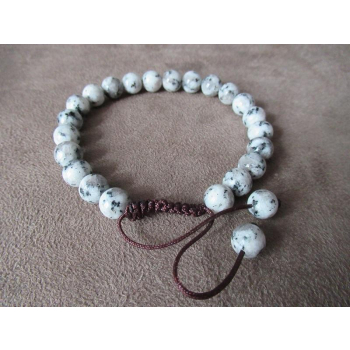Bracelet Népalais en Larvikite