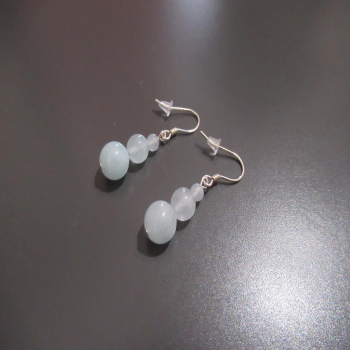 Boucles d'oreilles aigue marine