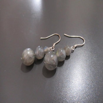 Boucles d'oreilles labradorite