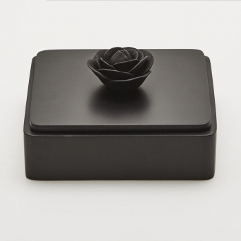 boîte à bijoux black rose