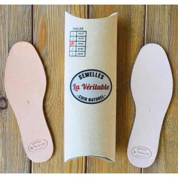 "La Véritable", semelles en cuir, taille 38/39