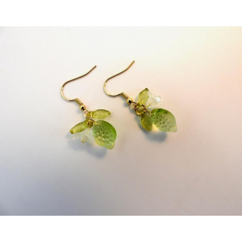 Boucles d'oreilles citrons verts
