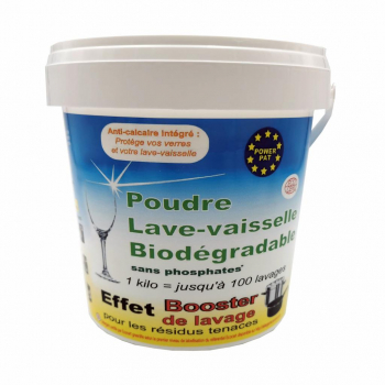 Poudre lave-vaisselle biodégradable POWERPAT 1 kg