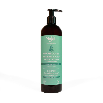 Shampoing liquide au savon d'Alep cheveux gras