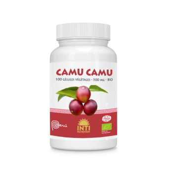 Camu-Camu Vitamine C naturelle 100 gélules 500 mg – Inti Nutrition