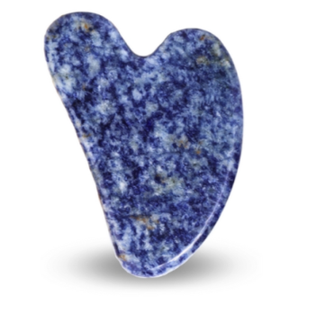 1 Gua Sha en Sodalite Bleue + Housse