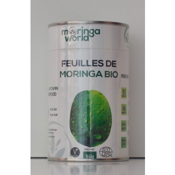 Feuilles de Moringa Bio et Pures pour infusion
