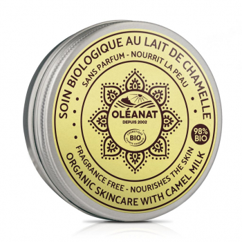 Soin au lait de chamelle biologique sans parfum - 50ml - OLEANAT