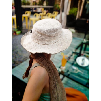 Chapeau en chanvre "Alix", couleur : Ivoire
