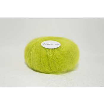 Pelote mohair Caresse Chartreuse