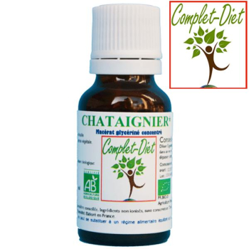 Macérât glycériné de Chataignier (macérât mère de gemmothérapie) Cellulite