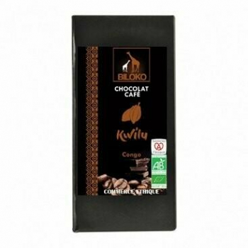 Tablette de chocolat café bio