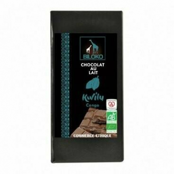 Tablette de chocolat au lait bio