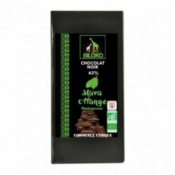 Tablette chocolat noir 62% bio
