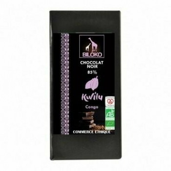 Tablette chocolat noir intense 85% bio