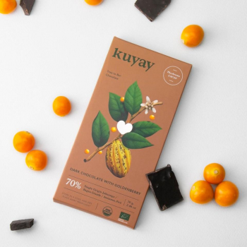 Chocolat Noir BIO 70% à la Physalis Kuyay 70g