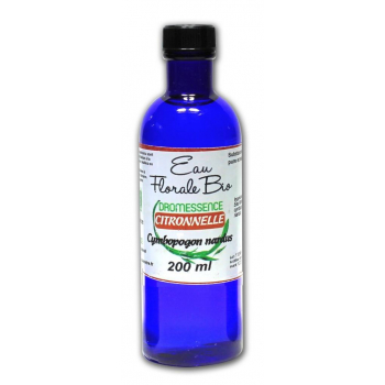 Hydrolat (ou eau florale ) de citronnelle BIO 200 ml DROMESSENCE