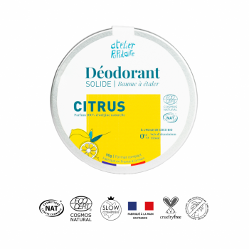 Déodorant solide certifié bio | Citrus | 50g