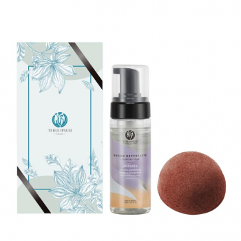 Coffret duo visage - Mousse nettoyante & Konjac à l'argile rouge