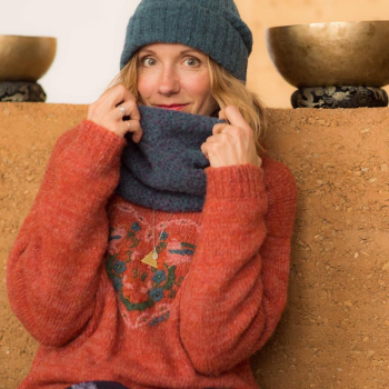 Col tout doux en crochet avec du Baby Alpaga