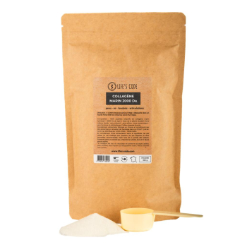 Collagène marin 2000 daltons - sachet 300 g - Cure 1 mois