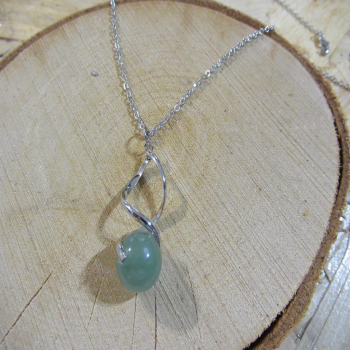 Collier spirale aventurine