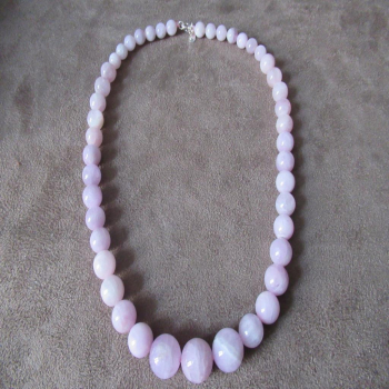 Collier en kunzite