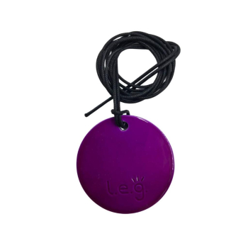 Plaque Energie Pourpre Tesla Médaillon 2,5cm