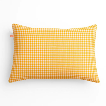 Coussin Rectangle en Coton Bio Vichy