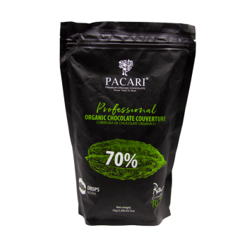 Couverture noir cru 70% 1kg Demeter
