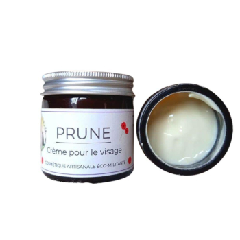 Crème visage hydratante à l'huile de Prune -Bio