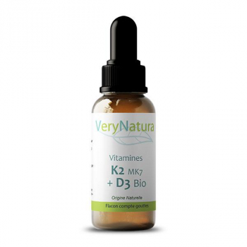 Vitamine D3 Bio et K2 mk7